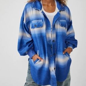 Nwt! FREE PEOPLE Ruby Printed Jacket